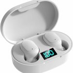 AURICULAR BLUETOOTH E6S CON VISOR BLANCO