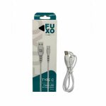 Cable FUXO USB a Tipo C 2.4 A 1,2 mts
