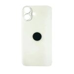 Tapa trasera iPhone 16 - Big Hole - BLANCO