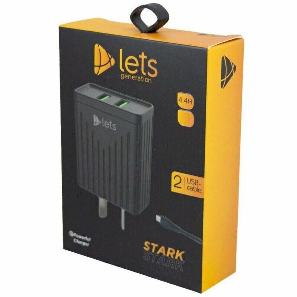 CARGADOR LETS MOD 08 4.4A MICRO USB