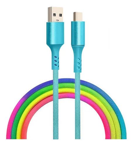 CABLE MICRO USB RAINBOW