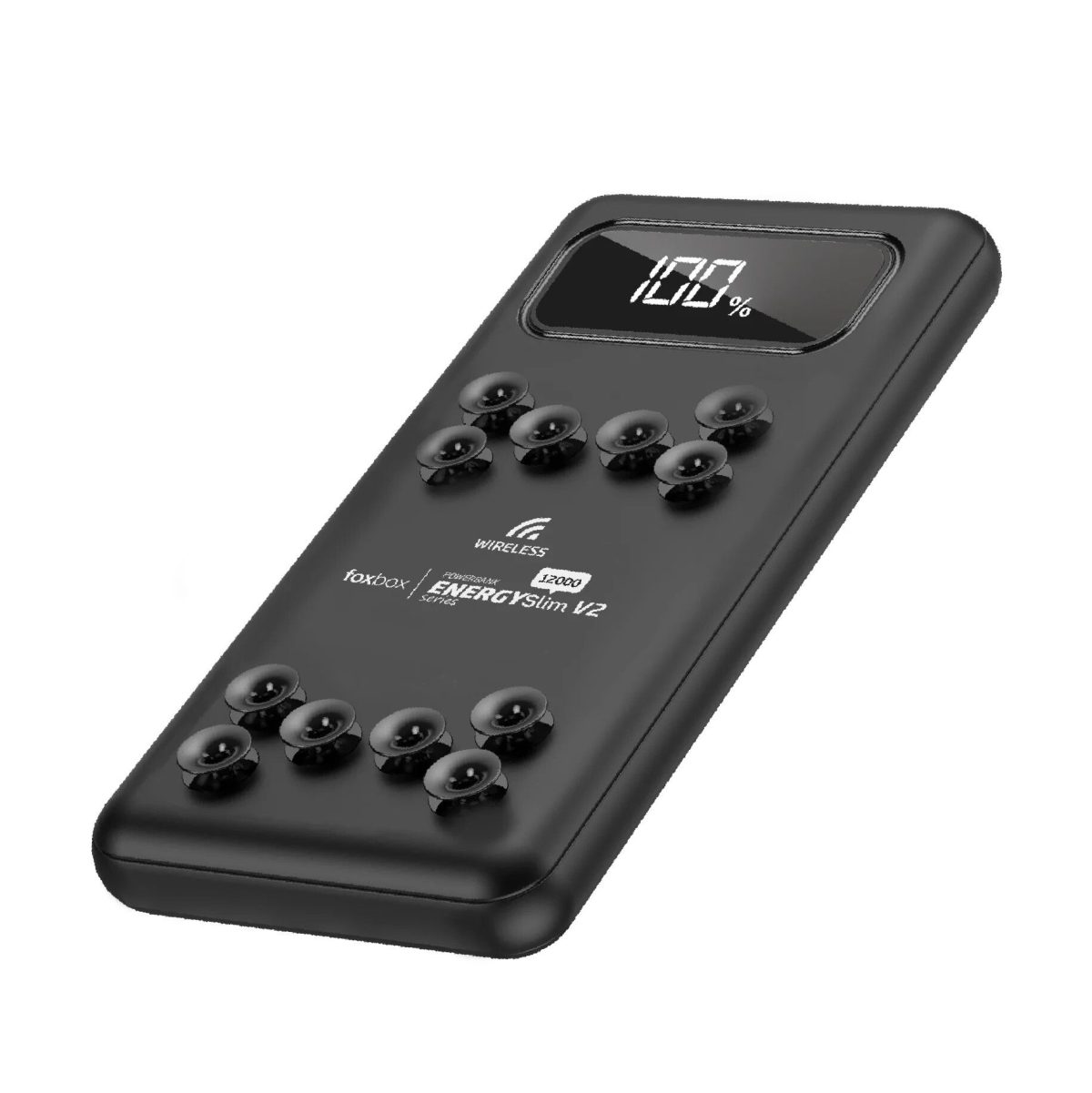 POWERBANK INALAMBRICO FOX BOX ENERGY SLIM V2 12000MAH - Imagen 2
