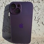 FUNDA AG-GLASS IPHONE 15 LILA