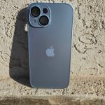 FUNDA AG-GLASS IPHONE 15 CELESTE