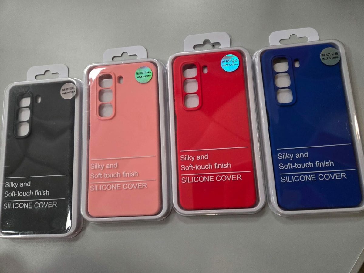 SILICONE COVER SIN LOGO INFINIX HOT 50 4G - Imagen 1
