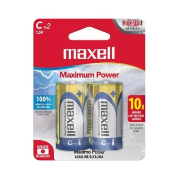 PILAS MAXELL C 2BP X2