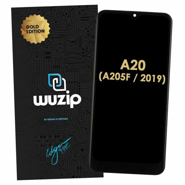 Modulo Samsung A20 A205F C/Marco ? Gold Edition