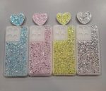 FUNDA CRISTAL BRILLO Y POPSOCKET MOTO G15
