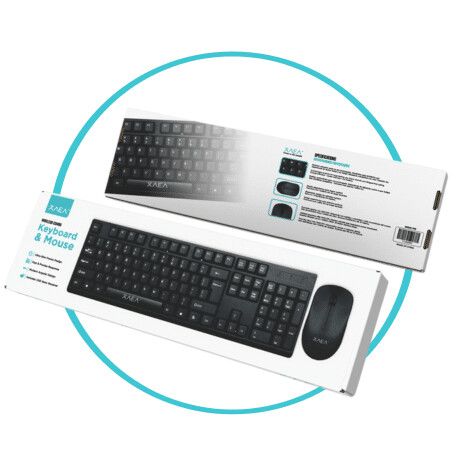 TECLADO XAEA KEYBOARD & MOUSE MODO-732