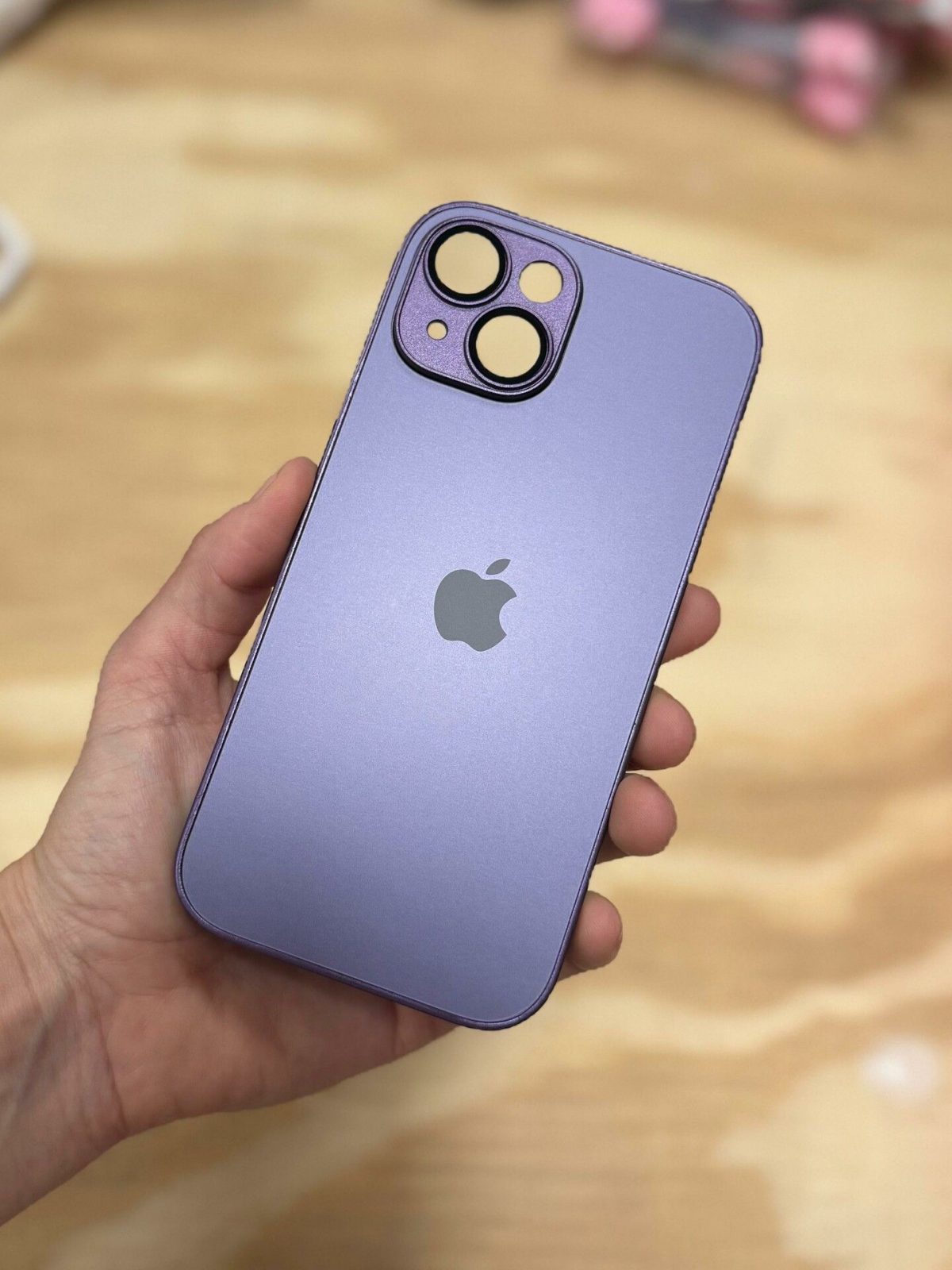 FUNDA AG-GLASS IPHONE 15 PRO LILA - Imagen 1