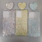 FUNDA CRYSTAL BRILLO Y POPSOCKET REDMI 13C