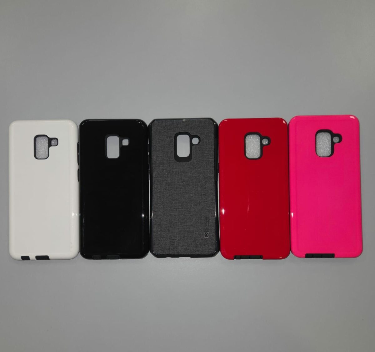 FUNDA RUBBER SAMSUNG A8 2018 - Imagen 1