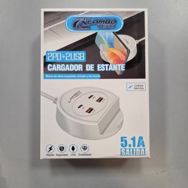 CARGADOR DE ESTANTE LAMBO TECH 5.1A