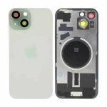 Tapa trasera iPhone 15 - Con lentes de camaras- VERDE