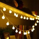 LUZ BOLITA 1.5CM 20 LUCES AMARILLA