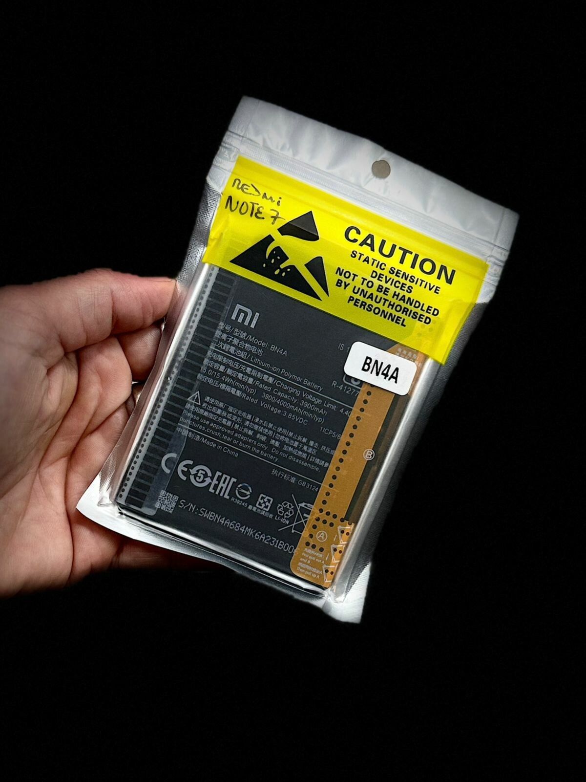 BATERIA NOTE NOTE 7/NOTE 7 PRO BN4A BATERIA NOTE NOTE 7/NOTE 7 PRO BN4A - Imagen 1