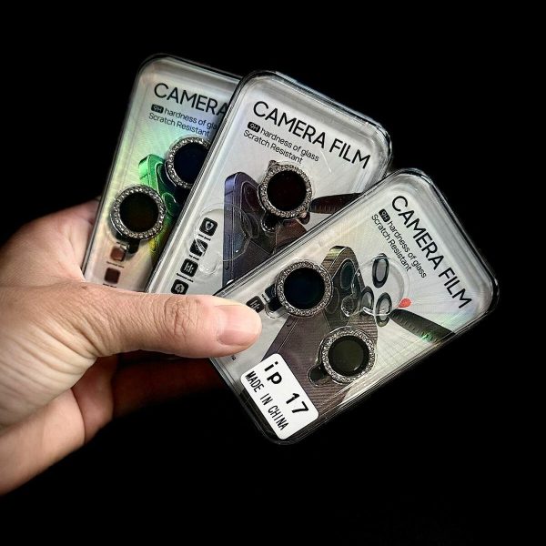 FULL GLUE CAMARA IPHONE 17 BRILLO