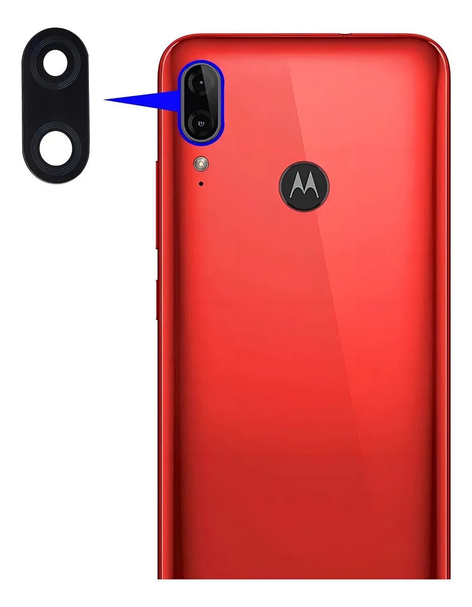 Vidrio de Cámara cubre lente Moto E6S- E6I Vidrio de Cámara cubre lente Moto E6S- E6I - Imagen 1