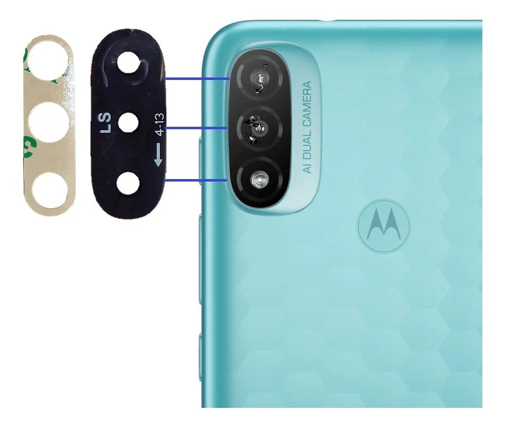 Vidrio de Cámara cubre lente Moto E20 Vidrio de Cámara cubre lente Moto E20 - Imagen 1