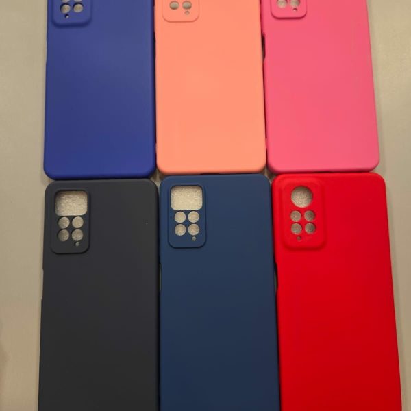 SILICONE COVER SIN LOGO XIAOMI NOTE 11 PRO- NOTE 12 PRO 4G