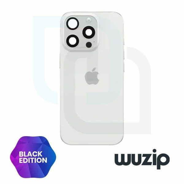 Tapa trasera iPhone 16 Pro - Con lentes de camaras - BLANCO