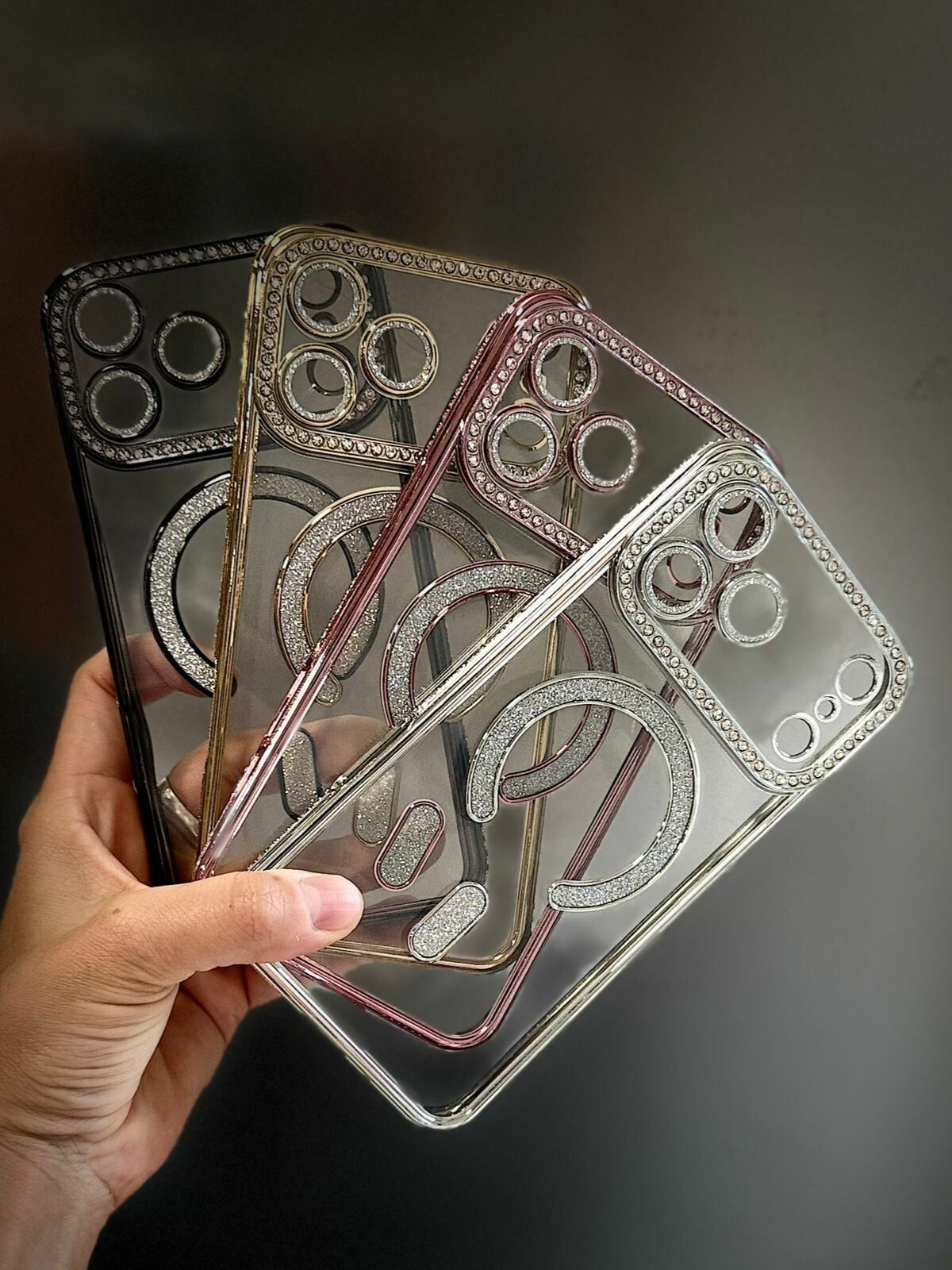 FUNDA MAGSAFE LYR BRILLO IPHONE 15 FUNDA MAGSAFE LYR BRILLO IPHONE 15 - Imagen 1