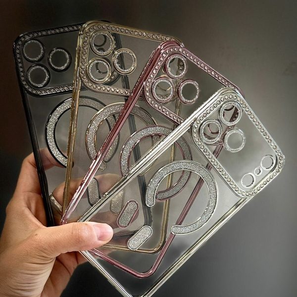 FUNDA MAGSAFE LYR BRILLO  IPHONE 17