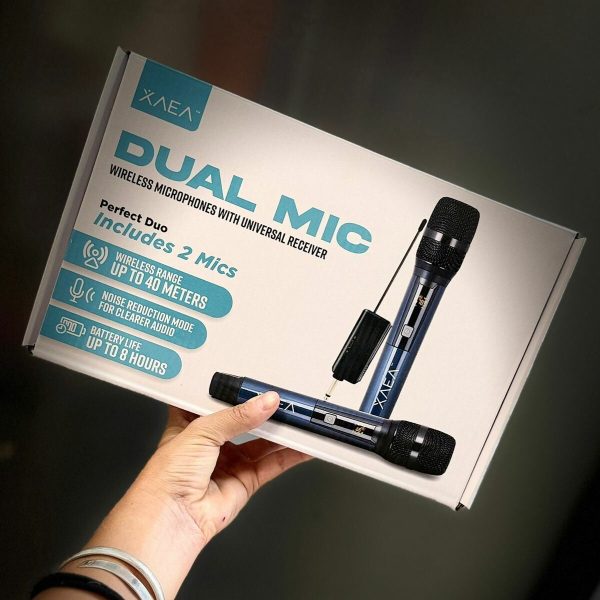 MICROFONO XAEA DUAL MIC MODX-065