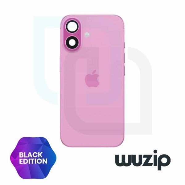 Tapa trasera iPhone 16 - Con lentes de camaras - ROSADA