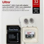 SANDISK ULTRA MICROSDHC 32GB CLASE 10 100MB-S