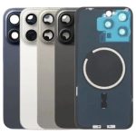 Tapa trasera iPhone 15 Pro Max - Con lentes de camaras - NATURAL