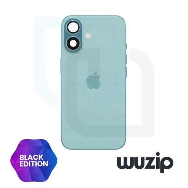 Tapa trasera iPhone 16 - Con lentes de camaras - VERDE