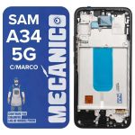 MODULO SAM A34 OLED C/ M MECANICO (PANTALLA ORIGINAL )
