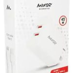 CARGADOR MIXOR REALIDAD 45W USB A TIPO C MODM019
