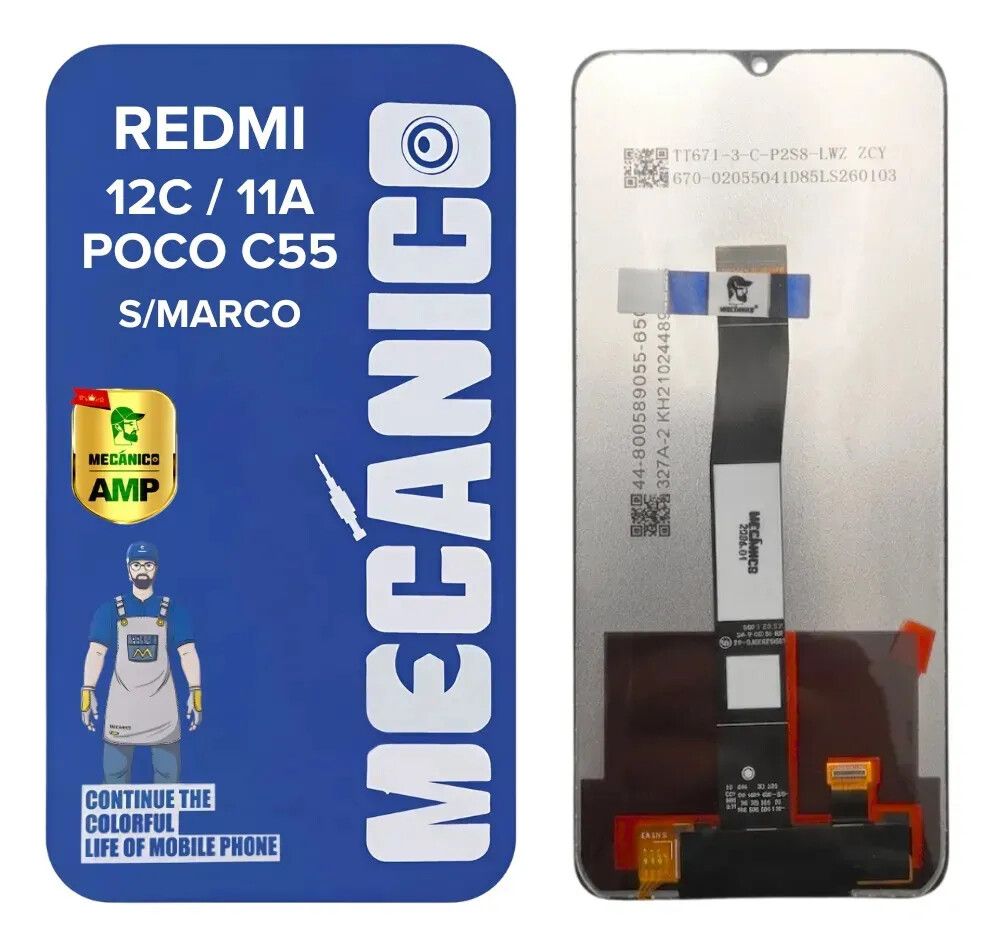 MODULO XIAOMI REDMI 12C-11A-POCO C55 MECANICO MODULO XIAOMI REDMI 12C-11A-POCO C55 MECANICO - Imagen 1